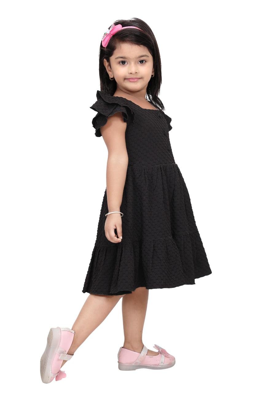 Little Black Dress for Girls (Ages 2-3 & 7-8) - Crafted from Imported Fabric